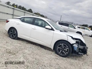 2024 Nissan Sentra SV with VIN 3N1AB8CV5RY226769, listed as a Copart auction lot 49704435 with 36,993 mi miles and Salvage Title. Bid and sale history available at carsss.com. Image 4.