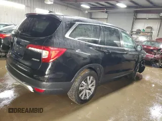 2022 Honda Pilot EX-L with VIN 5FNYF6H50NB018334, listed as a Copart auction lot 50659805 with 44,168 mi miles and Salvage Title. Bid and sale history available at DreamBid. Image 3.