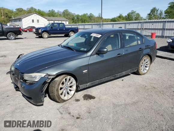 2011 BMW 3 Series 328i xDrive with VIN WBAPK5C56BA657263, listed as a Copart auction lot 55176965 with Not Provided miles and Salvage Title. Bid and sale history available at DreamBid. Image 1.
