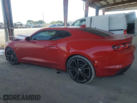 2021 Chevrolet Camaro 1LT with VIN 1G1FB1RS9M0123471, listed as a Copart auction lot 56180435 with 24,703 mi miles and Salvage title. Bid and sale history available at DreamBid. Image 2.