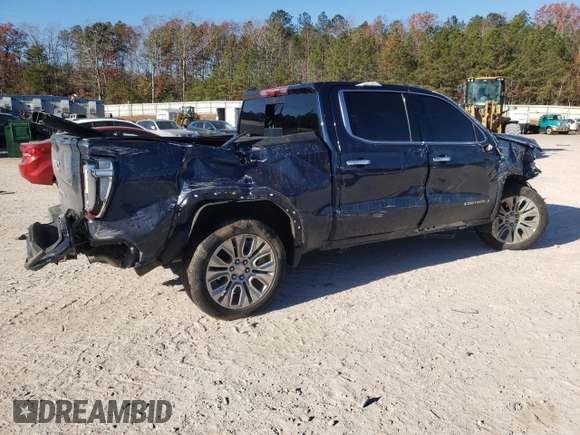 2022 GMC Sierra 1500 Limited Denali with VIN 3GTU9FEL0NG153851, listed as a Copart auction lot 83254874 with 0 mi miles and Salvage Title. Bid and sale history available at carsss.com. Image 3.