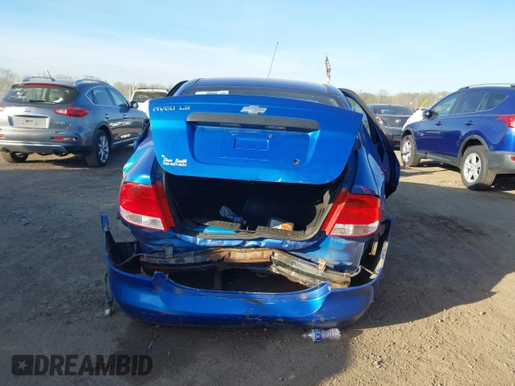 2005 Chevrolet Aveo LS with VIN KL1TD52665B289064, listed as a IAAI auction lot 42099766 with 114,001 mi miles and . Bid and sale history available at DreamBid. Image 6.