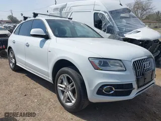 2015 Audi Q5 Premium Plus with VIN WA1DGAFP6FA079260, listed as a IAAI auction lot 41567591 with 195,848 mi miles. Bid and sale history available at carsss.com. Image 1.
