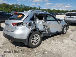 2013 Infiniti FX with VIN JN8CS1MU2DM140824, listed as a Copart auction lot 47766185 with Not Provided miles and Salvage Title. Bid and sale history available at carsss.com. Image 3.