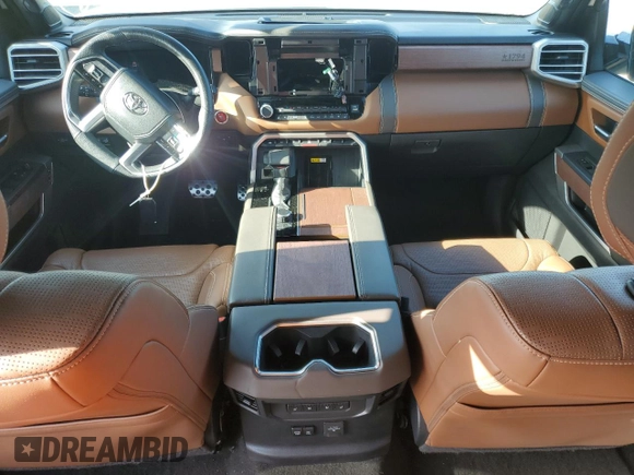 2023 Toyota Tundra 1794 Edition with VIN 5TFMA5DB7PX088232, listed as a Copart auction lot 52026975 with 23,776 mi miles and Salvage title. Bid and sale history available at DreamBid. Image 8.