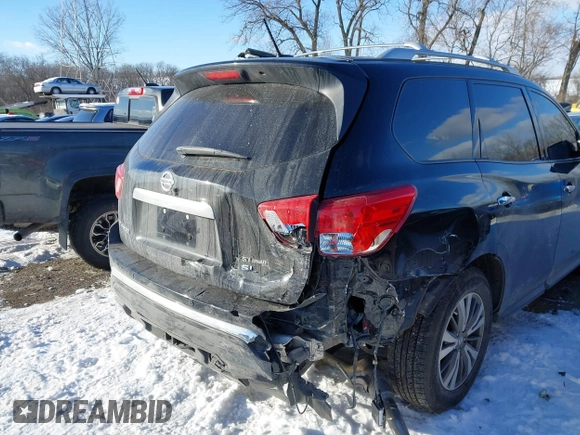 2017 Nissan Pathfinder SV z VIN 5N1DR2MN5HC629476, wystawiony jako IAAI lot #41325826 z przebiegiem 87 573 mil mil oraz . Historia ofert i sprzedaży dostępna na DreamBid. Obrazek 6.