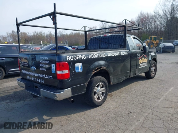 2007 Ford F-150 XL with VIN 1FTRF12277NA58372, listed as a IAAI auction lot 42090149 with 224,524 mi miles and . Bid and sale history available at DreamBid. Image 4.