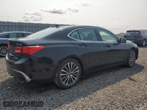 2018 Acura TLX Technology with VIN 19UUB3F58JA800199, listed as a Copart auction lot 63210095 with 89,225 mi miles and Salvage title. Bid and sale history available at DreamBid. Image 3.