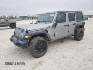 2021 Jeep Wrangler Unlimited 80th Anniversary with VIN 1C4HJXDN7MW680450, listed as a Copart auction lot 87807545 with 117,275 mi miles and Salvage Title. Bid and sale history available at DreamBid. Image 1.