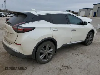 2020 Nissan Murano Platinum z VIN 5N1AZ2DJ0LN132025, wystawiony jako Copart lot #48622685 z przebiegiem 56 465 mil mil oraz Szkoda całkowita • Salvage title. Historia ofert i sprzedaży dostępna na DreamBid. Obrazek 3.