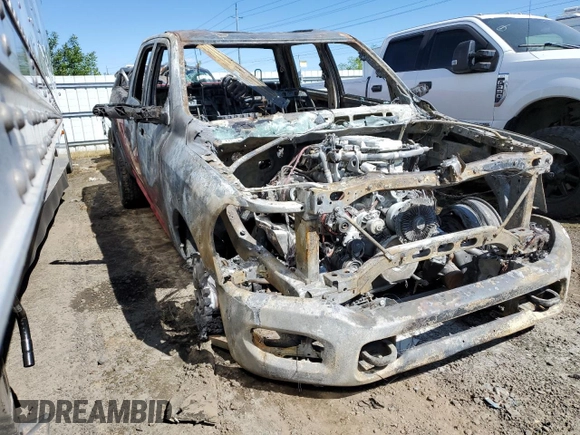 2020 Ram 3500 Laramie with VIN 3C63R3EL8LG241786, listed as a Copart auction lot 55118914 with 0 mi miles and Salvage Title. Bid and sale history available at carsss.com. Image 4.