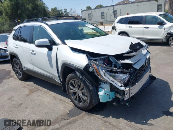 2024 Toyota RAV4 Hybrid XLE Premium with VIN JTMB6RFV9RJ063328, listed as a IAAI auction lot 42433233 with 9,874 mi miles and . Bid and sale history available at DreamBid. Image 1.