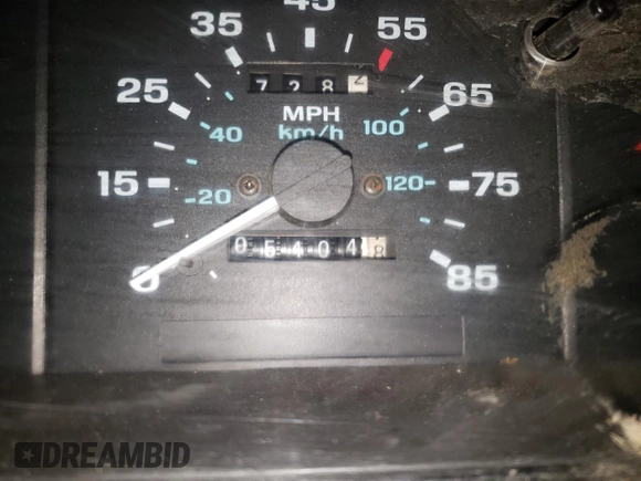 1994 Ford Ranger Splash with VIN 1FTCR10A0RUB32019, listed as a Copart auction lot 43348342 with 5,404 mi miles and Salvage title. Bid and sale history available at DreamBid. Image 8.