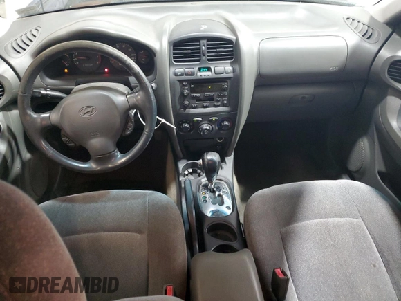 2004 Hyundai Santa Fe GLS with VIN KM8SC73D74U681615, listed as a Copart auction lot 76599554 with 163,530 mi miles and Salvage Title. Bid and sale history available at carsss.com. Image 8.