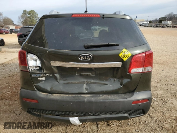 2011 Kia Sorento LX with VIN 5XYKT4A18BG140342, listed as a Copart auction lot 47131675 with 207,424 mi miles and Salvage Title. Bid and sale history available at carsss.com. Image 6.