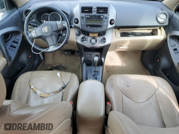 2010 Toyota RAV4 Limited with VIN 2T3DK4DV1AW028637, listed as a Copart auction lot 57442965 with 291,472 mi miles and Salvage title. Bid and sale history available at DreamBid. Image 8.