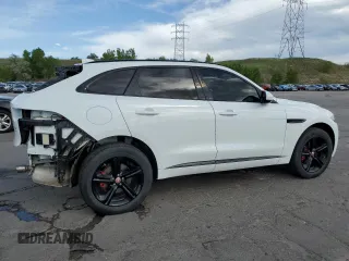 2018 Jaguar F-Pace S with VIN SADCM2FV8JA246410, listed as a Copart auction lot 57907555 with 104,990 mi miles and Salvage title. Bid and sale history available at DreamBid. Image 3.