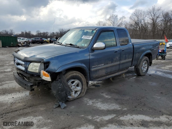 2005 Toyota Tundra SR5 with VIN 5TBBT44125S472398, listed as a Copart auction lot 46995405 with 91,658 mi miles and Salvage Title. Bid and sale history available at carsss.com. Image 1.