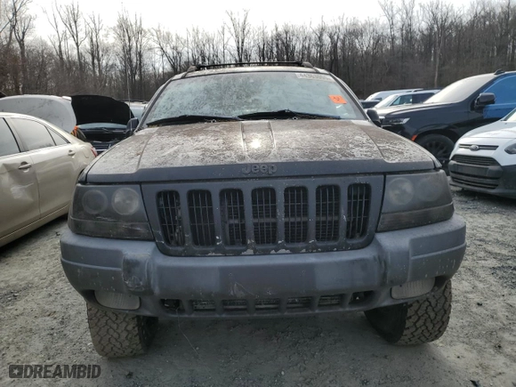 2002 Jeep Grand Cherokee Laredo with VIN 1J4GW48N72C207629, listed as a Copart auction lot 44363005 with 0 mi miles and Salvage Title. Bid and sale history available at carsss.com. Image 5.