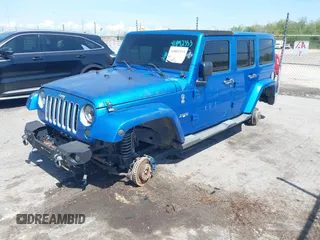 2016 Jeep Wrangler Unlimited Sahara with VIN 1C4HJWEG0GL154418, listed as a IAAI auction lot 41892333 with 102,410 mi miles and . Bid and sale history available at DreamBid. Image 17.
