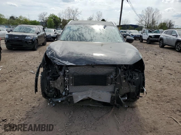 2025 Infiniti QX60 Luxe with VIN 5N1AL1FS5SC348500, listed as a Copart auction lot 54202275 with 2,172 mi miles and Salvage title. Bid and sale history available at DreamBid. Image 5.