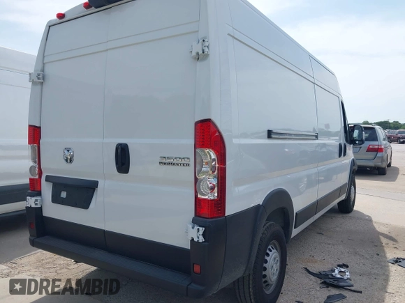 2025 Ram ProMaster Cargo with VIN 3C6MRVHG0SE545736, listed as a IAAI auction lot 42022112 with 683 mi miles and . Bid and sale history available at DreamBid. Image 4.