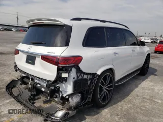 2020 Mercedes-Benz GLS with VIN 4JGFF8GE6LA198344, listed as a Copart auction lot 42232973 with 14,305 mi miles. Bid and sale history available at carsss.com. Image 3.