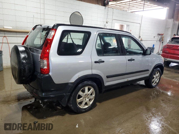 2005 Honda CR-V LX with VIN JHLRD78535C055796, listed as a Copart auction lot 46601285 with 207,021 mi miles and Salvage Title. Bid and sale history available at carsss.com. Image 3.