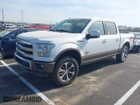 2015 Ford F-150 XLT with VIN 1FTEW1EGXFFB56438, listed as a IAAI auction lot 41902217 with 200,823 mi miles. Bid and sale history available at carsss.com. Image 2.