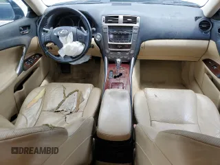 2008 Lexus IS 250 with VIN JTHBK262X85052613, listed as a Copart auction lot 60151025 with 355,990 mi miles and Salvage title. Bid and sale history available at DreamBid. Image 8.