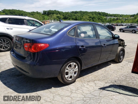 2009 Hyundai Elantra GLS z VIN KMHDU46D09U816764, wystawiony jako Copart lot #57595325 z przebiegiem 144 291 mil mil oraz Szkoda całkowita • Salvage title. Historia ofert i sprzedaży dostępna na DreamBid. Obrazek 3.