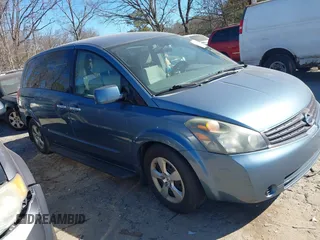 2008 Nissan Quest S with VIN 5N1BV28U68N108792, listed as a IAAI auction lot 41696473 with 141,390 mi miles. Bid and sale history available at carsss.com. Image 1.