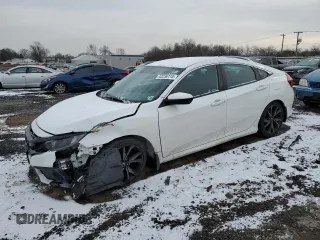2020 Honda Civic Sedan Sport with VIN 2HGFC2F89LH506406, listed as a Copart auction lot 43236115 with 39,214 mi miles and Salvage Title. Bid and sale history available at carsss.com. Image 1.