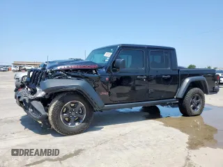 2023 Jeep Gladiator Rubicon with VIN 1C6JJTBG6PL524721, listed as a Copart auction lot 59091505 with 45,107 mi miles and Salvage title. Bid and sale history available at DreamBid. Image 1.