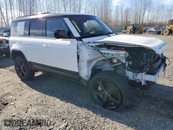 2024 Land Rover Defender X-Dynamic SE with VIN SALE2EEU7R2304560, listed as a Copart auction lot 47062695 with 5,495 mi miles and Salvage title. Bid and sale history available at DreamBid. Image 4.
