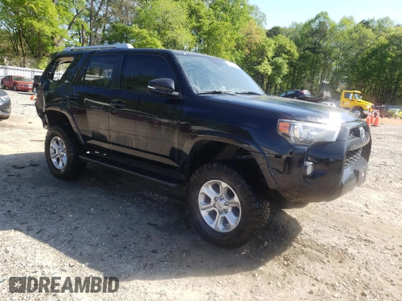 2018 Toyota 4Runner SR5 with VIN JTEBU5JR6J5577493, listed as a Copart auction lot 51286505 with 88,961 mi miles and Salvage Title. Bid and sale history available at DreamBid. Image 4.