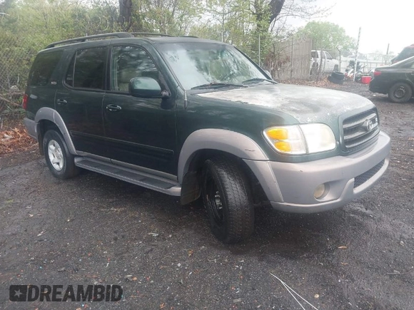 2002 Toyota Sequoia SR5 with VIN 5TDZT34A72S136628, listed as a IAAI auction lot 41978559 with 407,079 mi miles and . Bid and sale history available at DreamBid. Image 1.