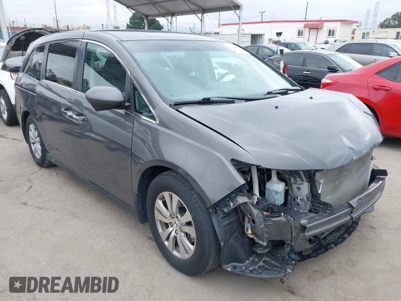 2016 Honda Odyssey SE with VIN 5FNRL5H32GB090144, listed as a IAAI auction lot 42190766 with 40,206 mi miles and . Bid and sale history available at DreamBid. Image 1.