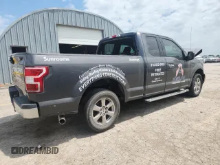 2018 Ford F-150 XL with VIN 1FTEX1CP7JKF80739, listed as a Copart auction lot 62030155 with 144,548 mi miles and Salvage title. Bid and sale history available at DreamBid. Image 3.
