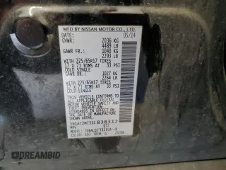 2014 Nissan Rogue SV with VIN 5N1AT2MT3EC838312, listed as a Copart auction lot 54681925 with 137,174 mi miles and Salvage Title. Bid and sale history available at DreamBid. Image 13.