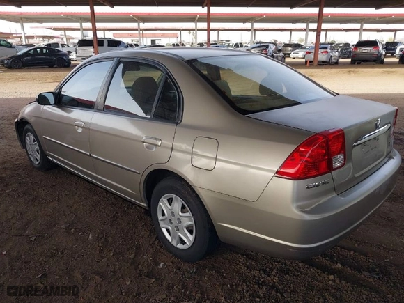 2003 Honda Civic LX with VIN 2HGES16673H537693, listed as a IAAI auction lot 41696832 with 173,842 mi miles. Bid and sale history available at carsss.com. Image 3.