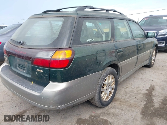 2001 Subaru Legacy Outback L.L. Bean with VIN 4S3BH806117653496, listed as a IAAI auction lot 41910142 with 187,919 mi miles and . Bid and sale history available at DreamBid. Image 4.