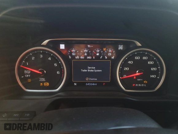 2019 Chevrolet Silverado 1500 High Country with VIN 1GCUYHEL6KZ363011, listed as a Copart auction lot 43434025 with 64,064 mi miles and Salvage Title. Bid and sale history available at carsss.com. Image 9.