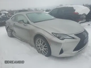 2021 Lexus RC with VIN JTHD85EC9M5006512, listed as a Copart auction lot 42838405 with 38,719 mi miles and Salvage Title. Bid and sale history available at carsss.com. Image 4.