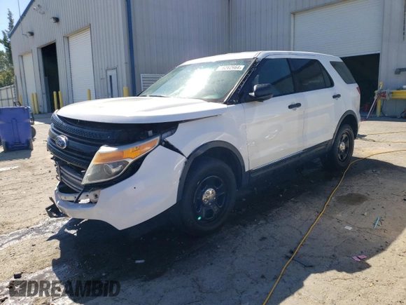 2013 Ford Utility Police Interceptor with VIN 1FM5K8AR7DGA84631, listed as a Copart auction lot 76262964 with 393,745 mi miles and Salvage Title. Bid and sale history available at carsss.com. Image 1.