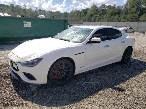 2019 Maserati Ghibli S Q4 GranSport with VIN ZAM57YTS8K1315165, listed as a Copart auction lot 74736264 with 65,357 mi miles and Clean Title. Bid and sale history available at carsss.com. Image 1.