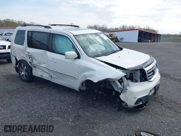 2014 Honda Pilot Touring with VIN 5FNYF4H97EB046879, listed as a IAAI auction lot 42017280 with 167,564 mi miles and . Bid and sale history available at carsss.com. Image 1.