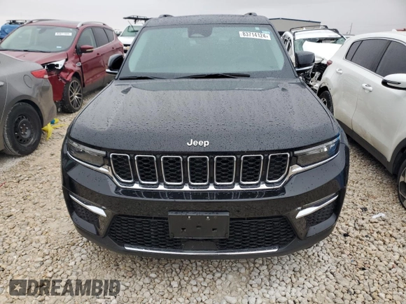 2023 Jeep Grand Cherokee Limited with VIN 1C4RJGBG1PC545107, listed as a Copart auction lot 83714124 with 22,326 mi miles and Salvage title. Bid and sale history available at DreamBid. Image 5.