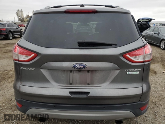 2013 Ford Escape Titanium with VIN 1FMCU0J91DUC35855, listed as a Copart auction lot 55986955 with 159,790 mi miles and Salvage title. Bid and sale history available at DreamBid. Image 6.