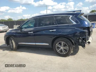 2020 Infiniti QX60 Signature Edition with VIN 5N1DL0MM5LC521896, listed as a Copart auction lot 56914625 with 67,367 mi miles and Salvage title. Bid and sale history available at DreamBid. Image 2.